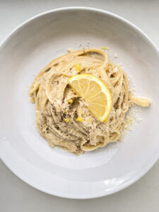 ROASTED GARLIC LEMON PASTA