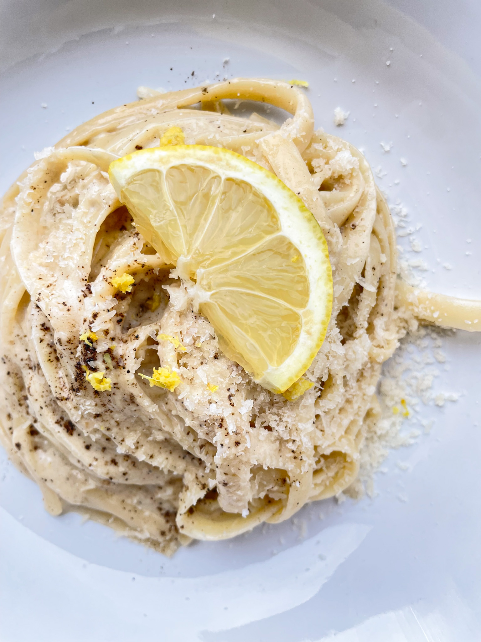 Roasted Garlic Lemon Pasta