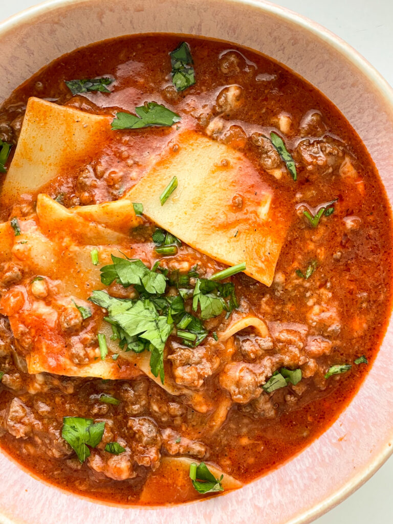 LASAGNA SOUP