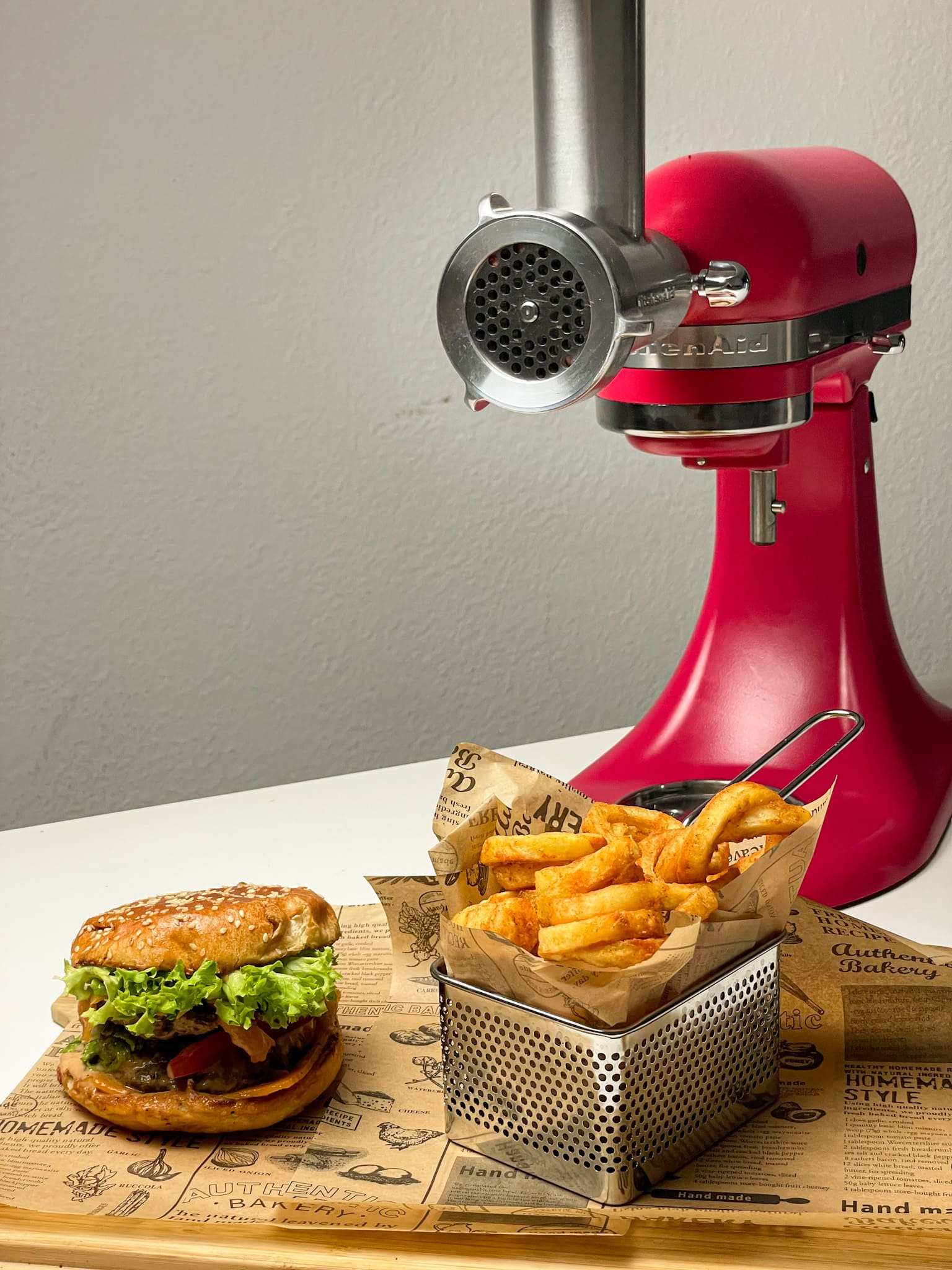 Onion Rings Double Cheeseburger
