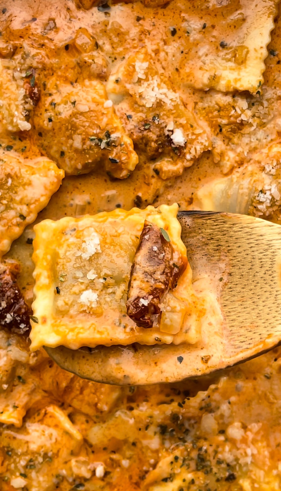 Creamy Parmesan Ravioli