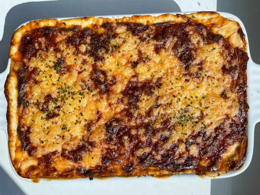 CHEESY BOLOGNESE