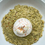PESTO ORZO WITH BURRATA