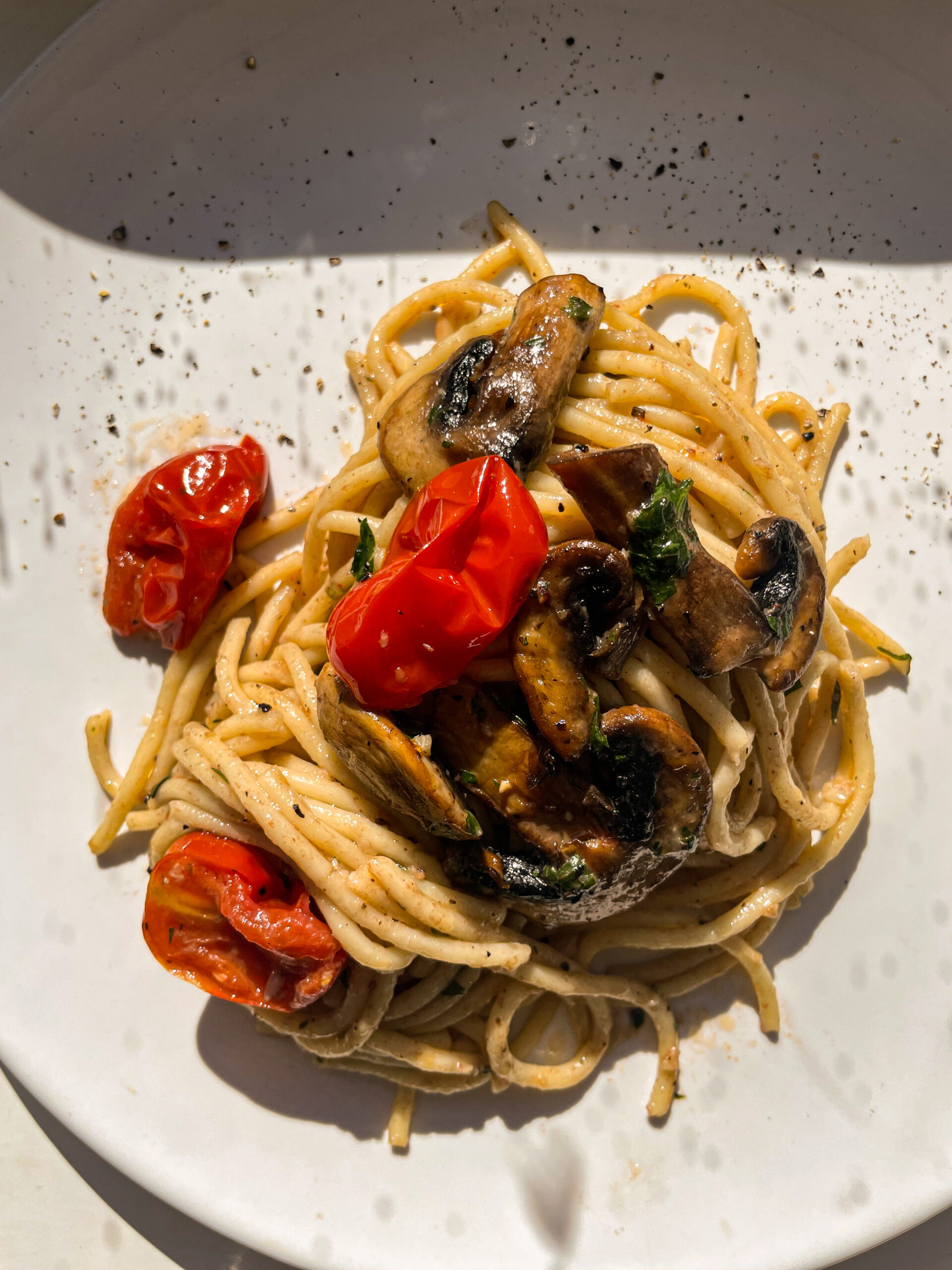 Tomato Mushroom Pasta