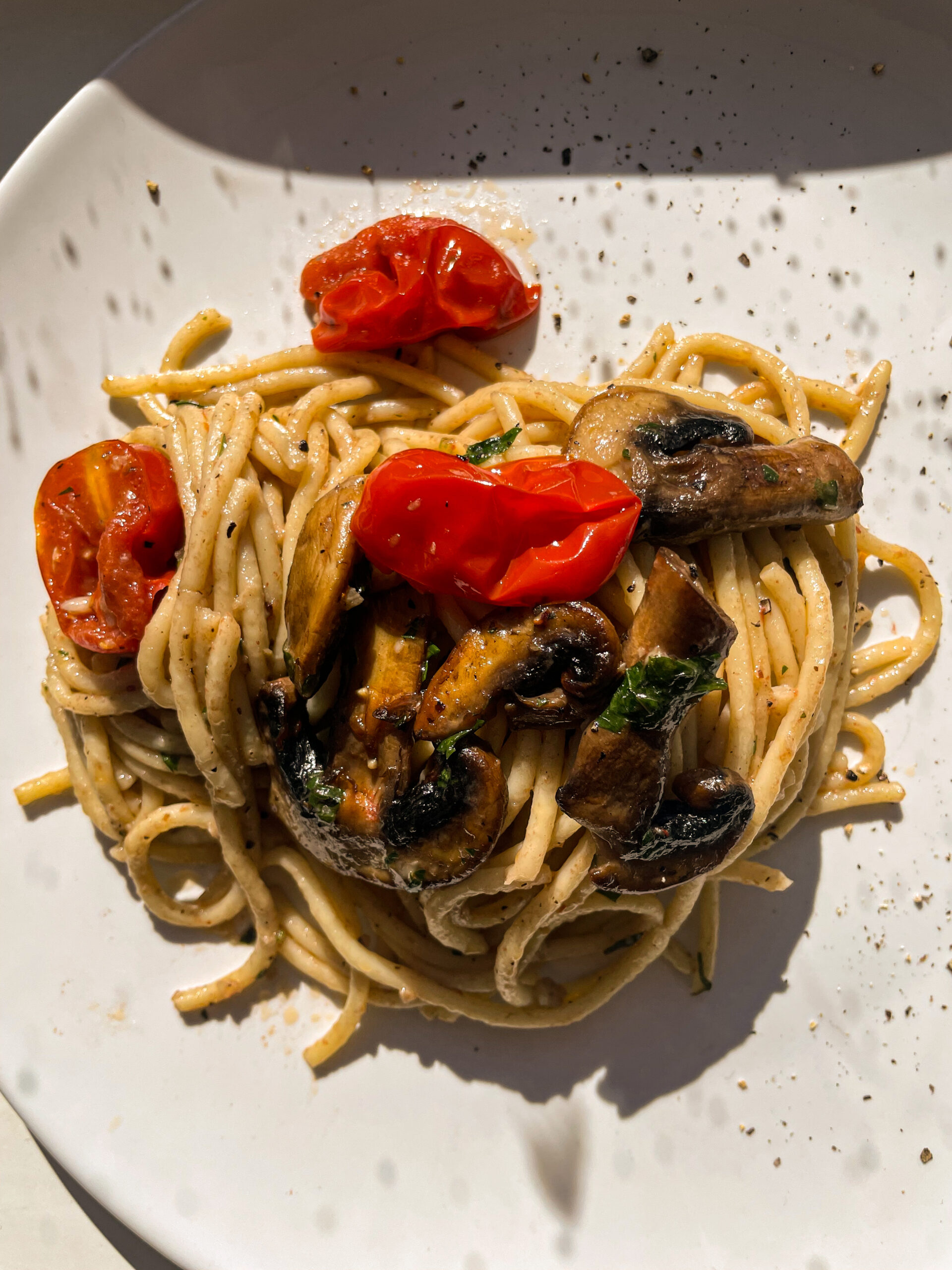 Tomato Mushroom Pasta