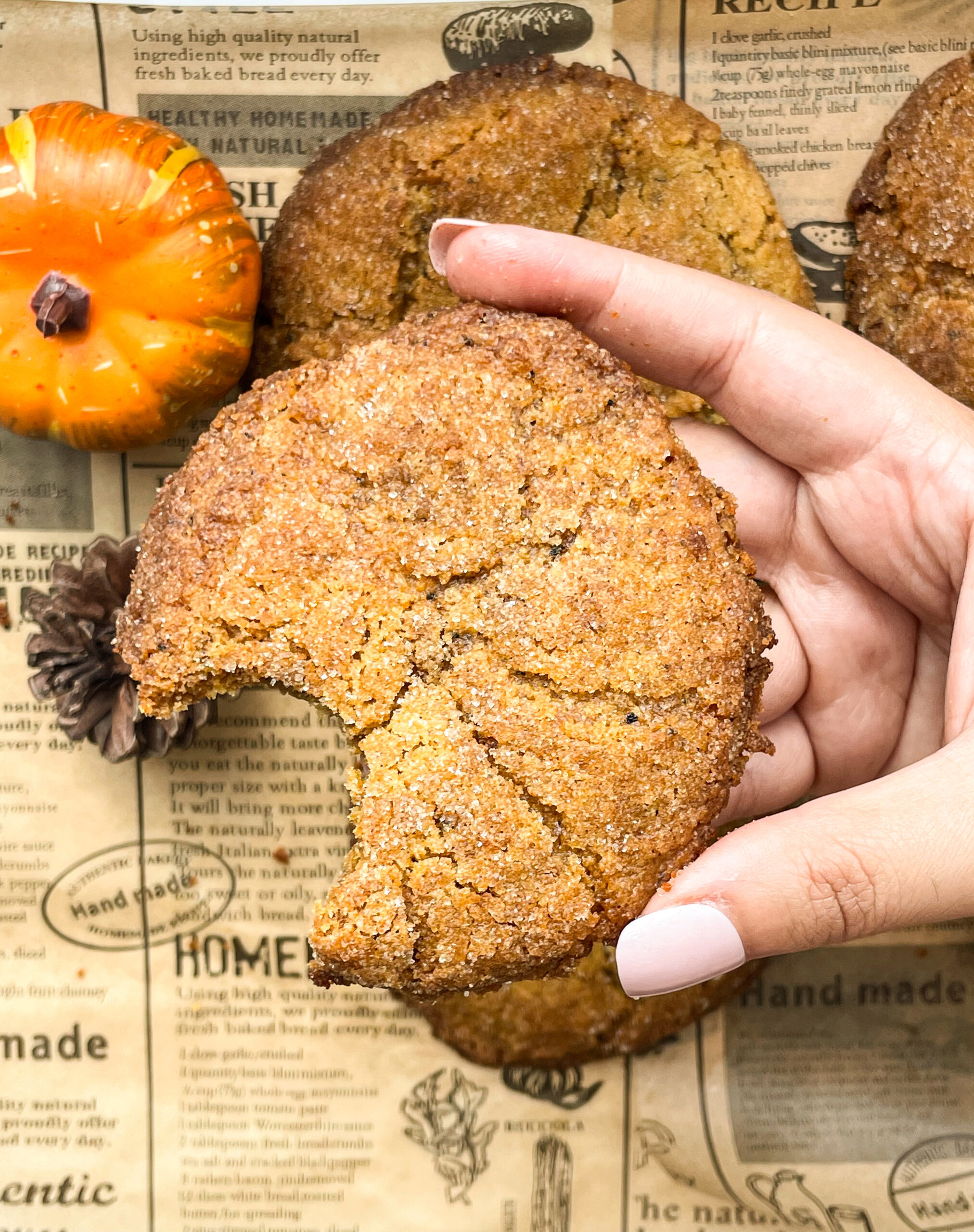 Pumpkin Brown Butter Cookies