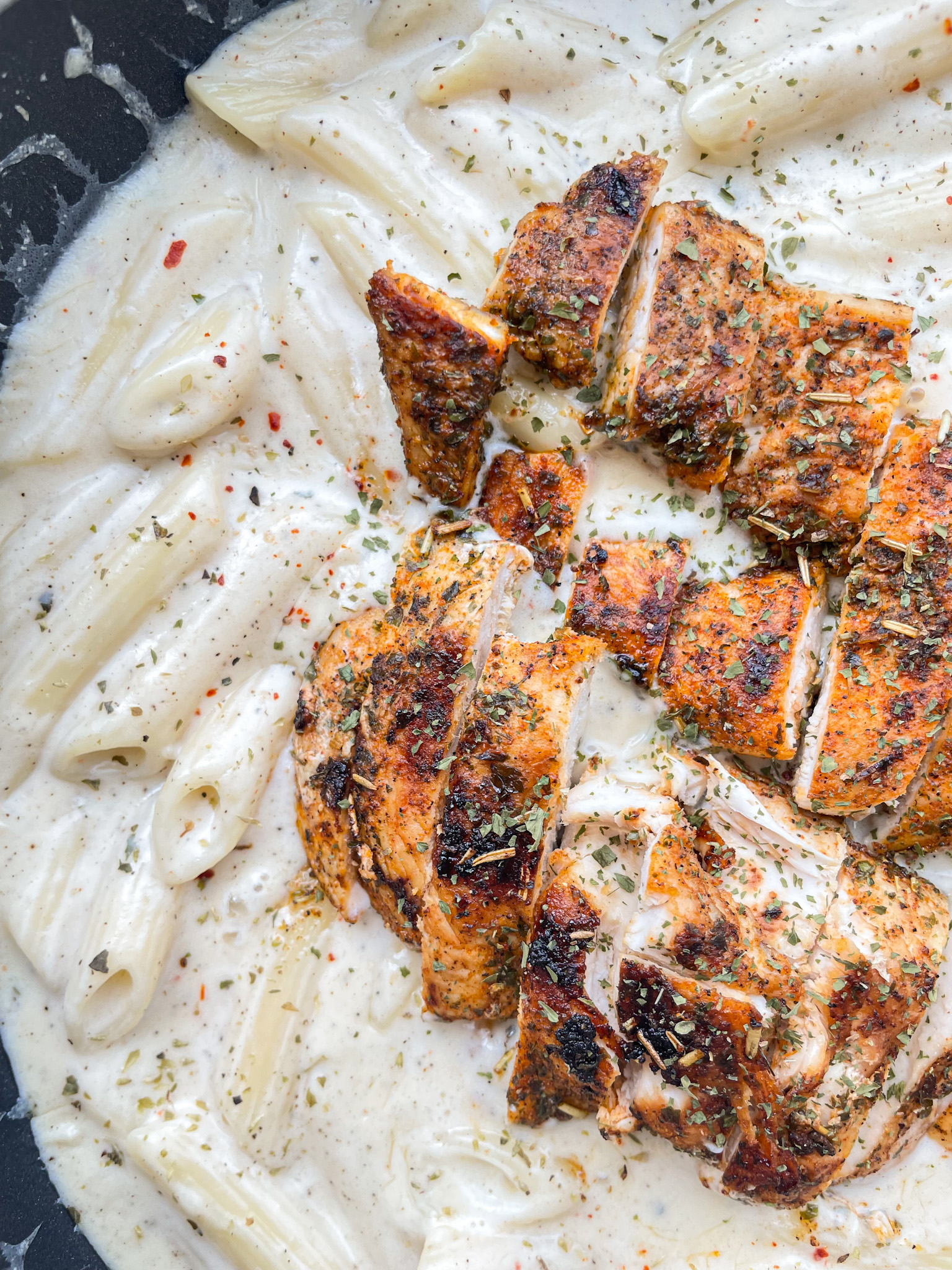 CHICKEN ALFREDO PASTA – Bakeanna recipes
