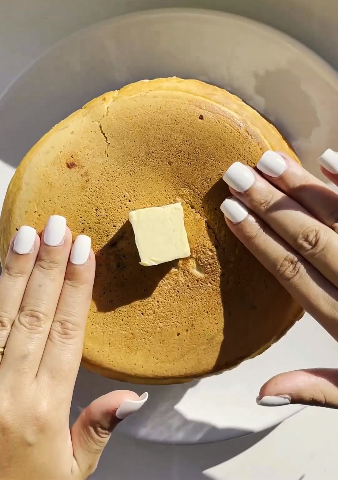 Nutella Stuffed Pancakes