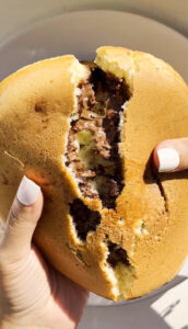 NUTELLA FILLED PANCAKES