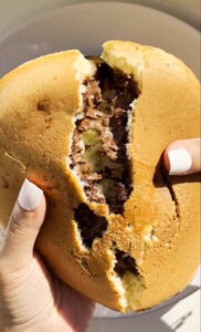 NUTELLA FILLED PANCAKES