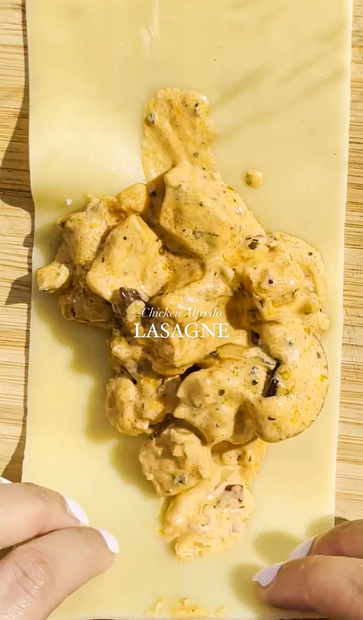 Chicken Alfredo Lasagna