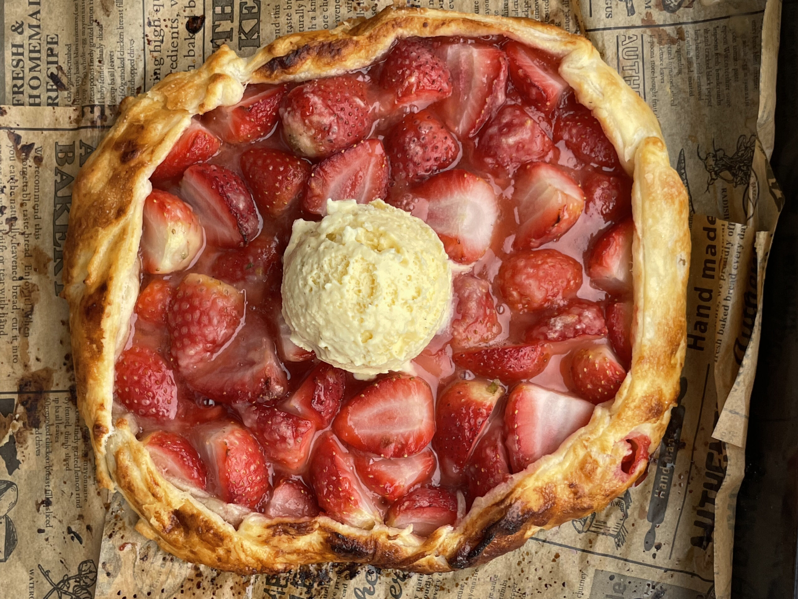 STRAWBERRY GALETTE