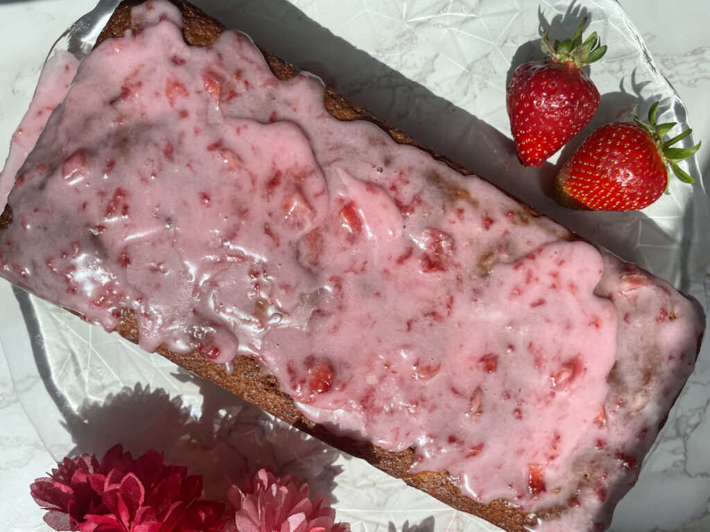 STRAWBERRY LOAF CAKE