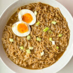 EASY 10 MINUTE CHEESY RAMEN BOWL