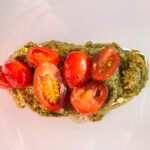 GARLIC PESTO BRUSCHETTA