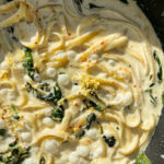 CREAMY SPINACH LEMON PASTA