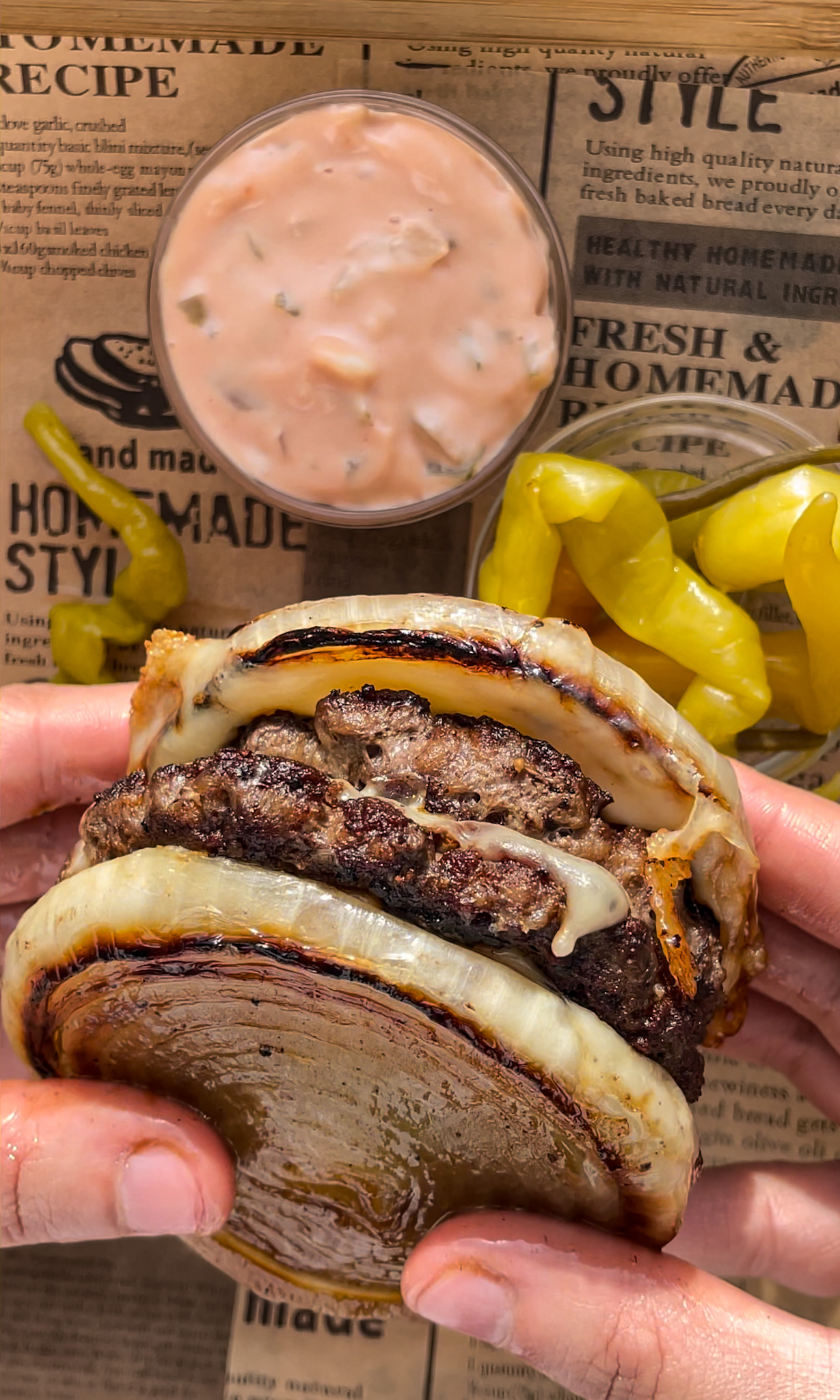 Onion Wrapped Burger