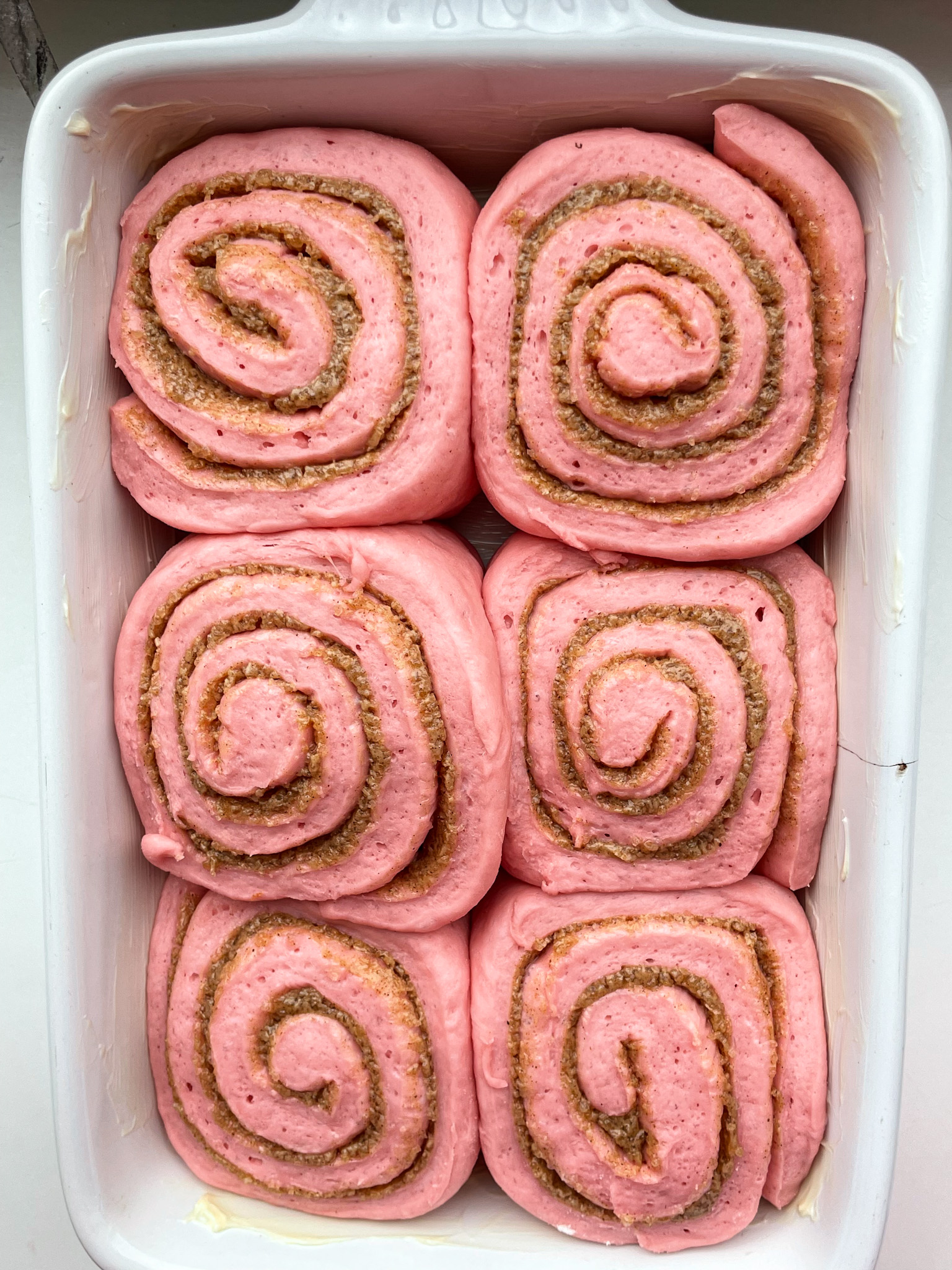 Pink Cinnamon Rolls