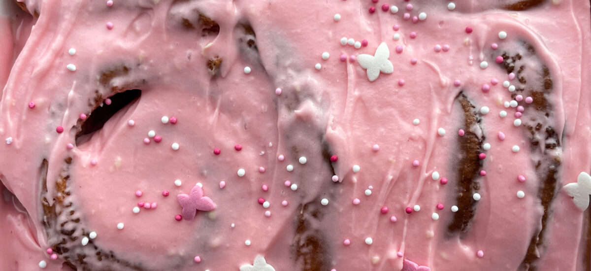 Pink Cinnamon Rolls