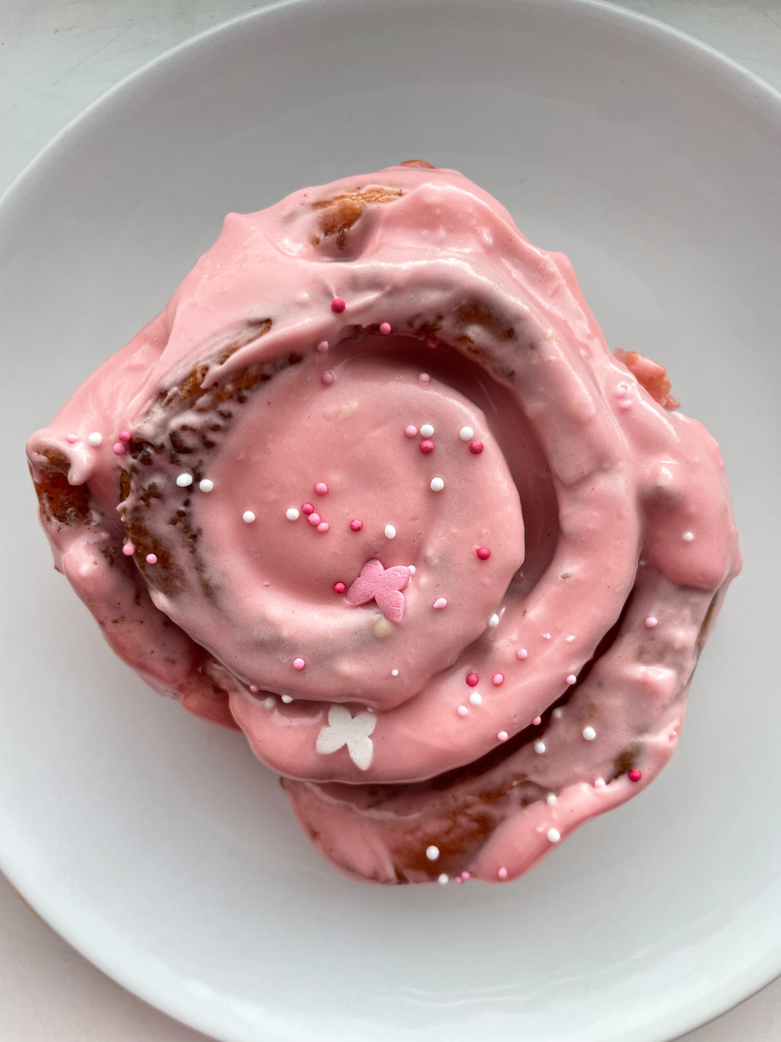 Pink Cinnamon Rolls