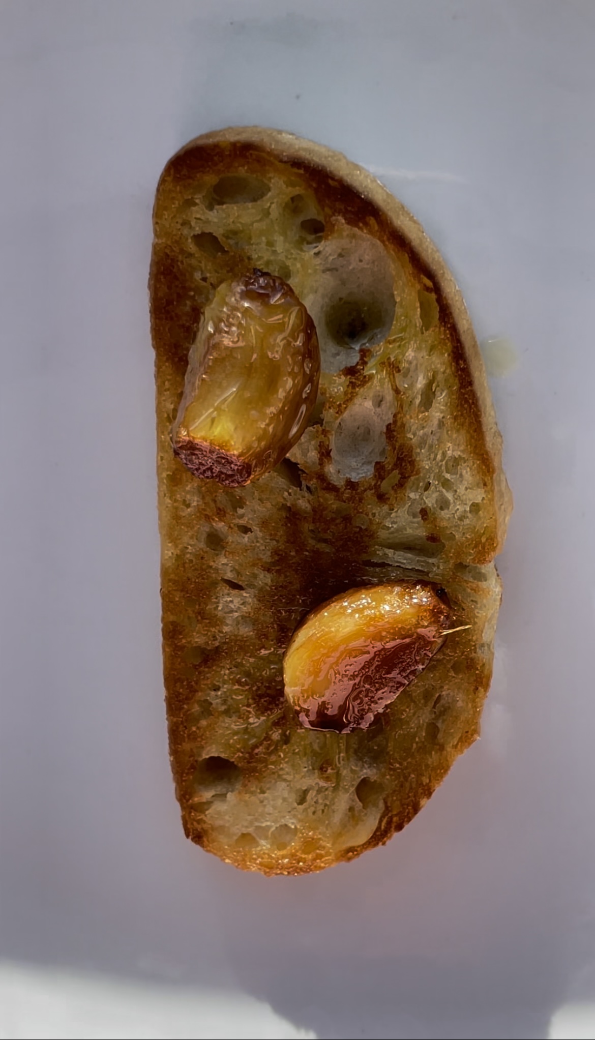 Garlic Pesto Bruschetta