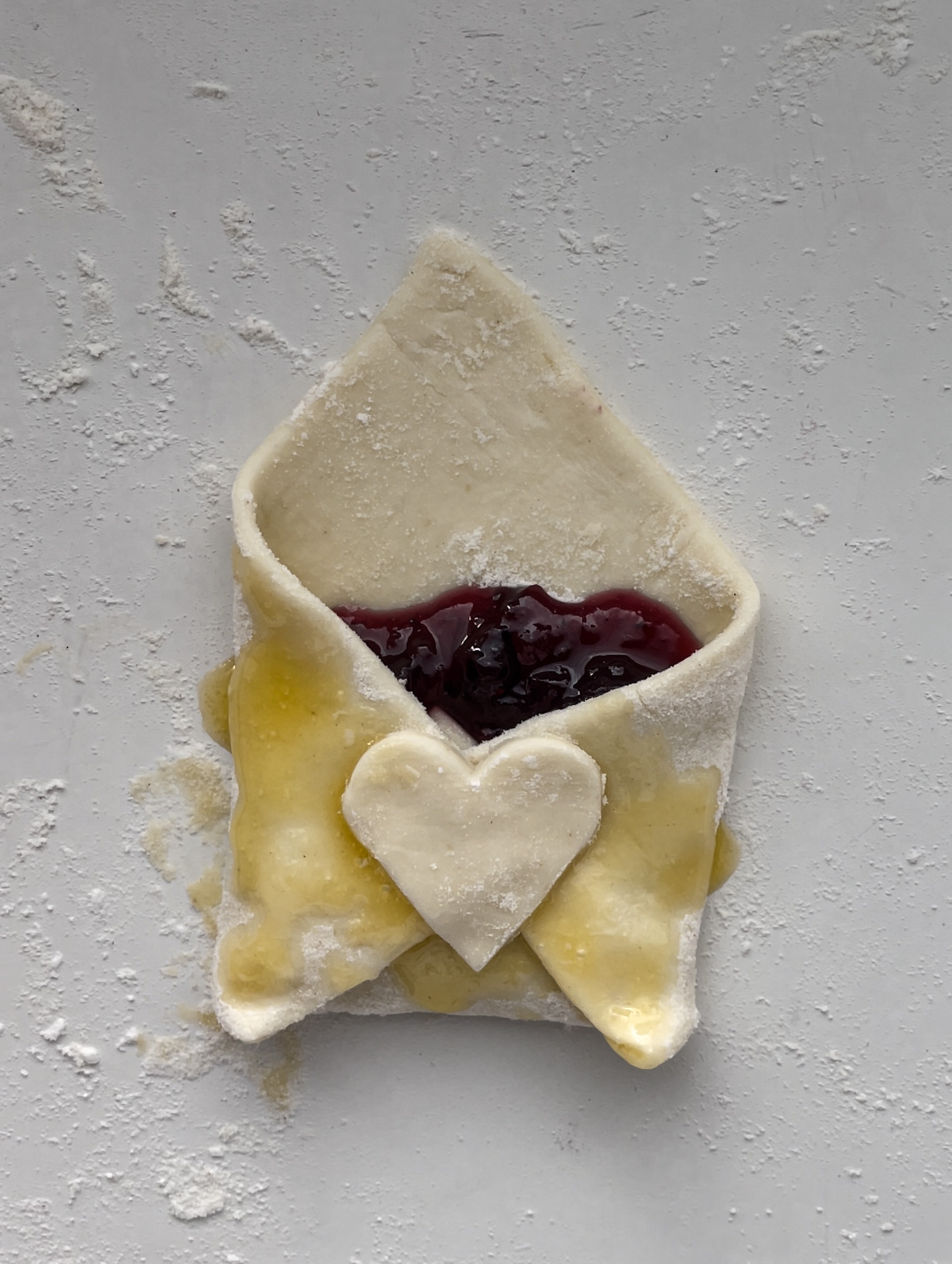 Preparing Love Letter Pastries