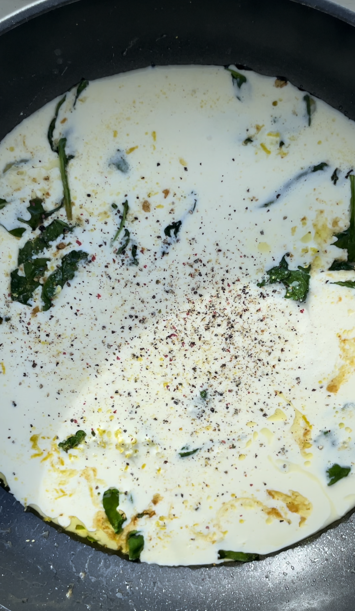 Creamy Spinach Lemon Pasta