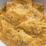 CREAMY CHEESY RAVIOLI
