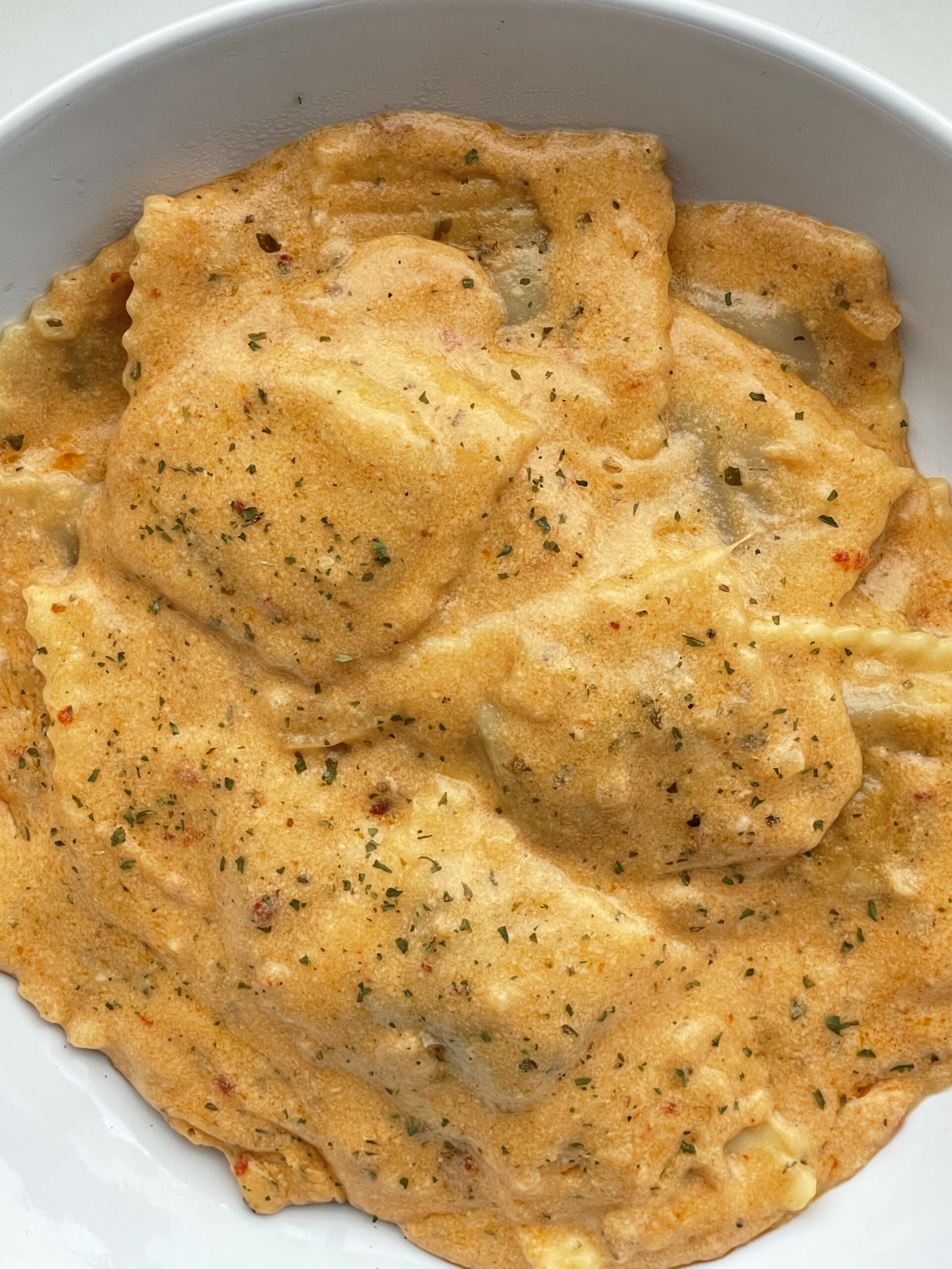 Creamy Cheesy Ravioli
