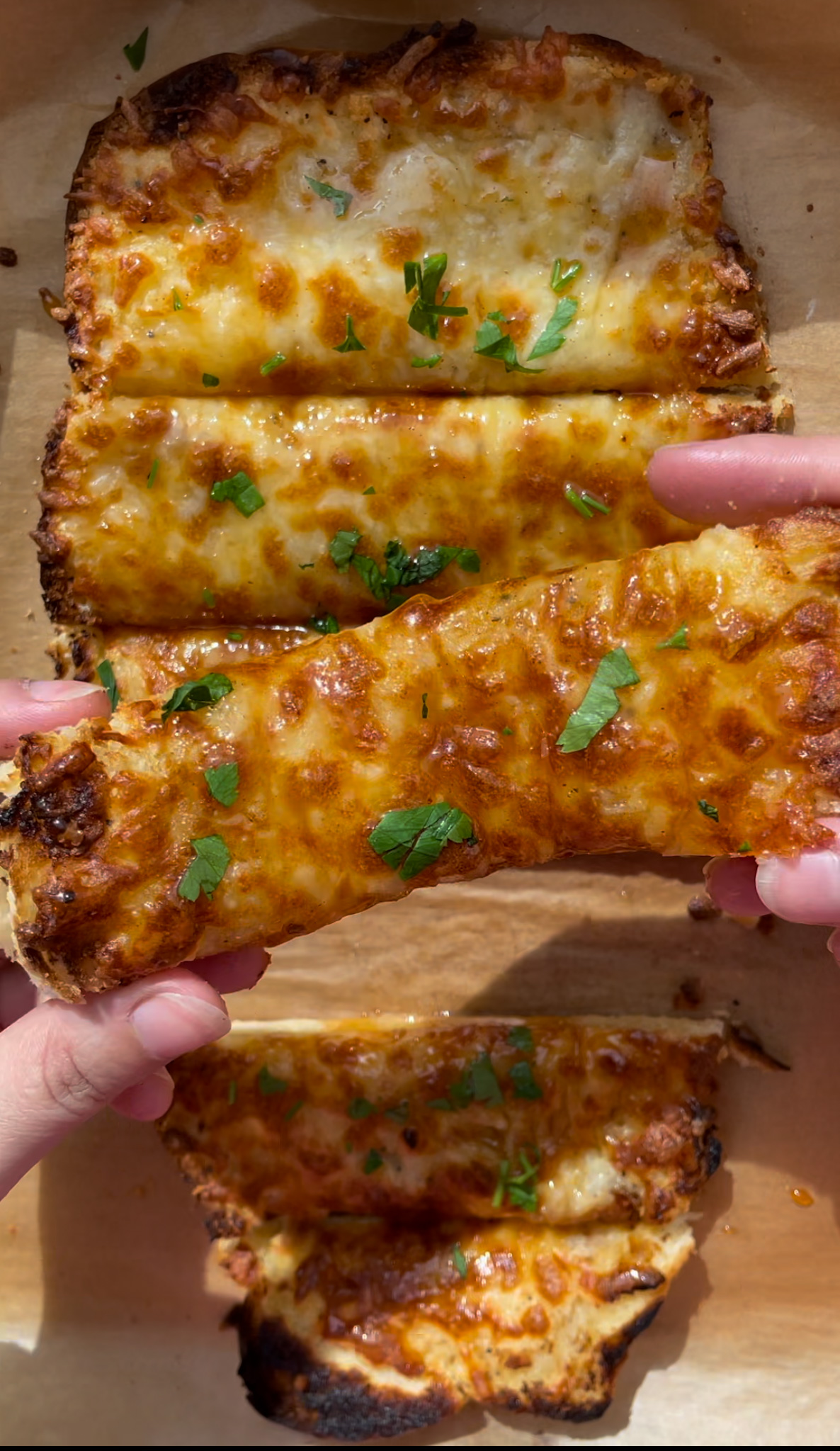 Hot Honey Garlic Bread