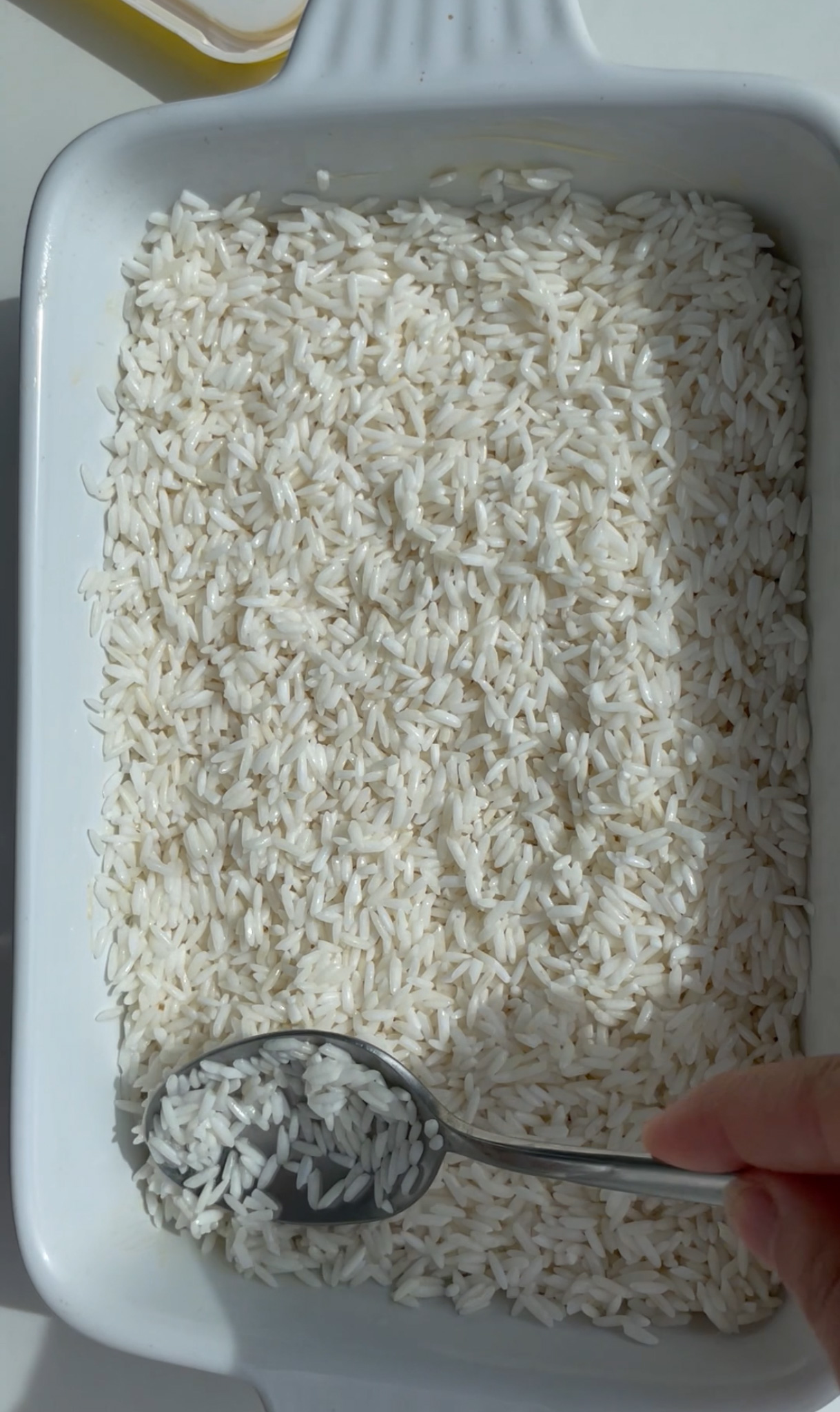 ordering rice for Egyptian Baked Rice