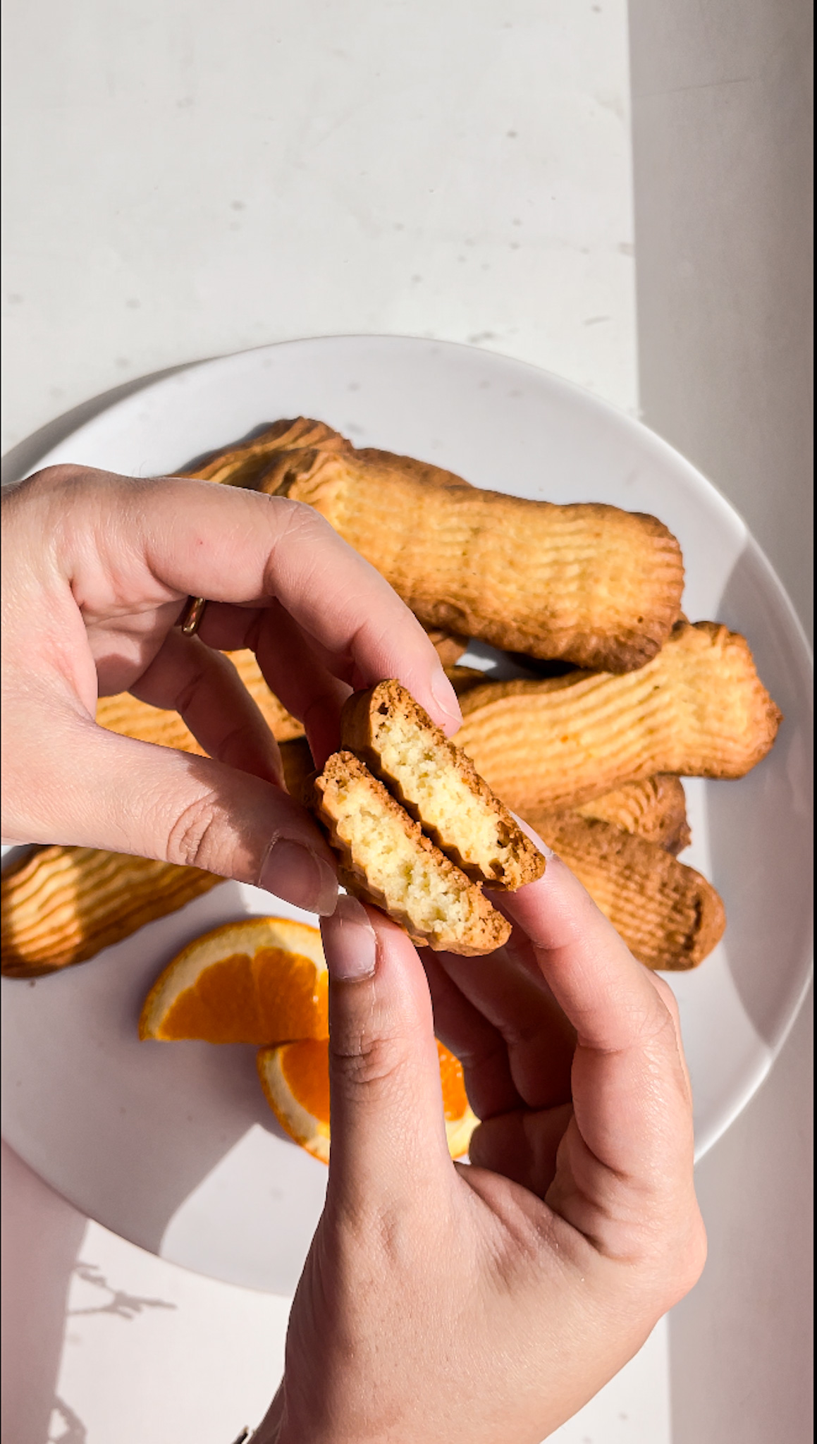 Vanilla Orange Cookies