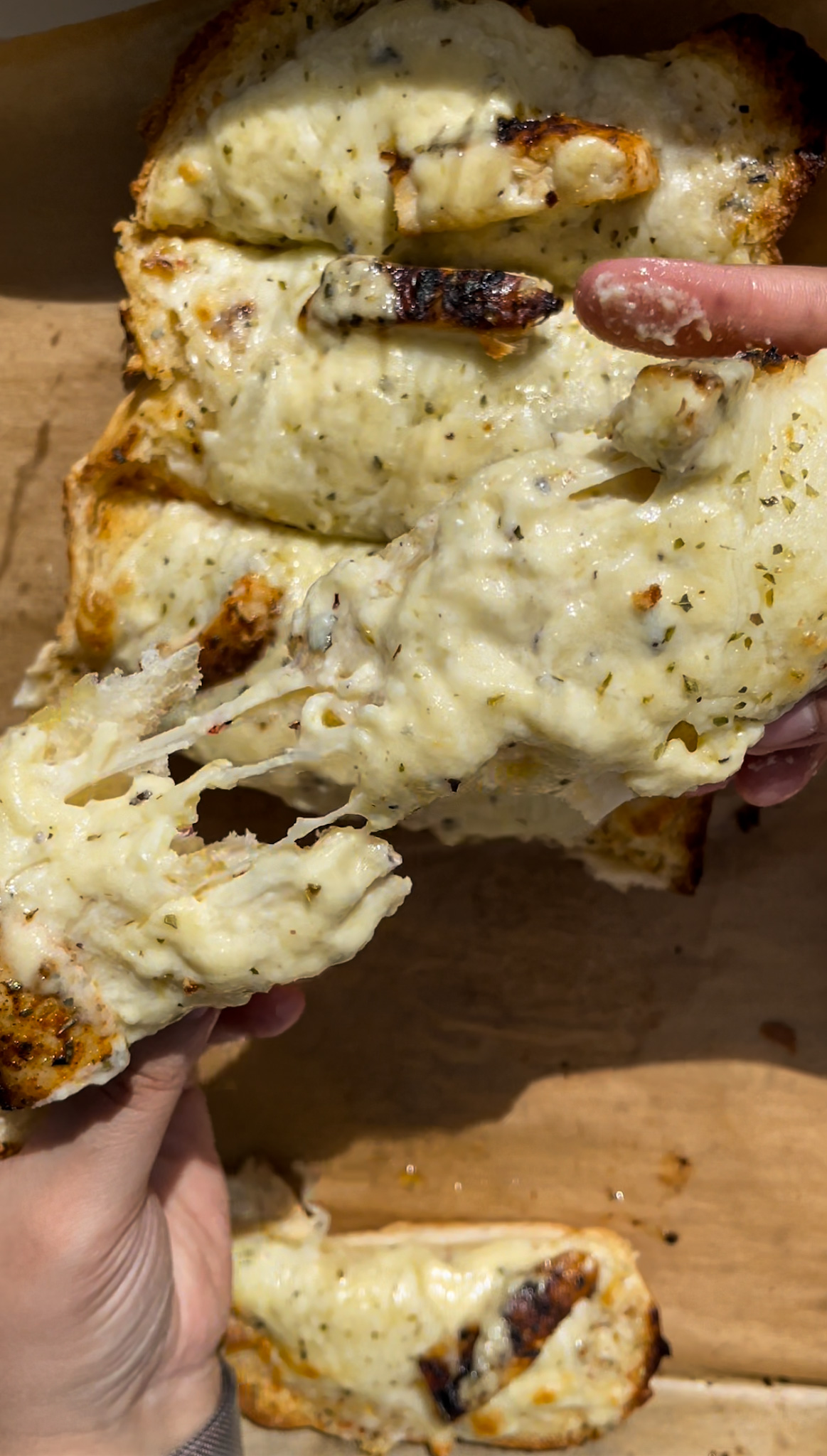 Chicken Alfredo Bread