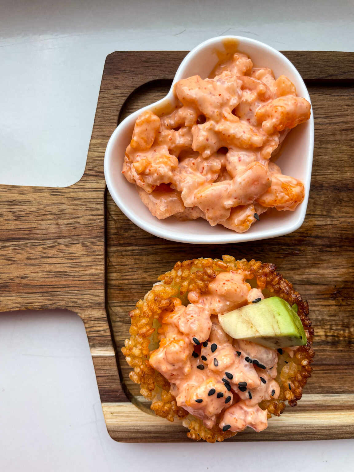 SPICY SHRIMP CRISPY RICE CUPS – Bakeanna recipes