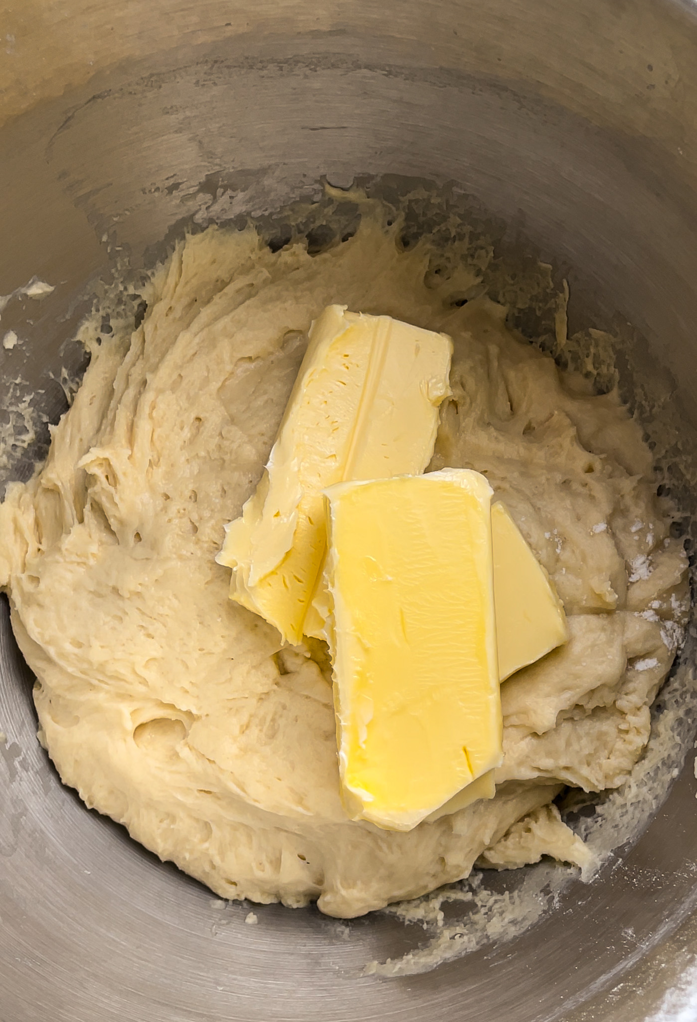 Adding Butter in the Flour