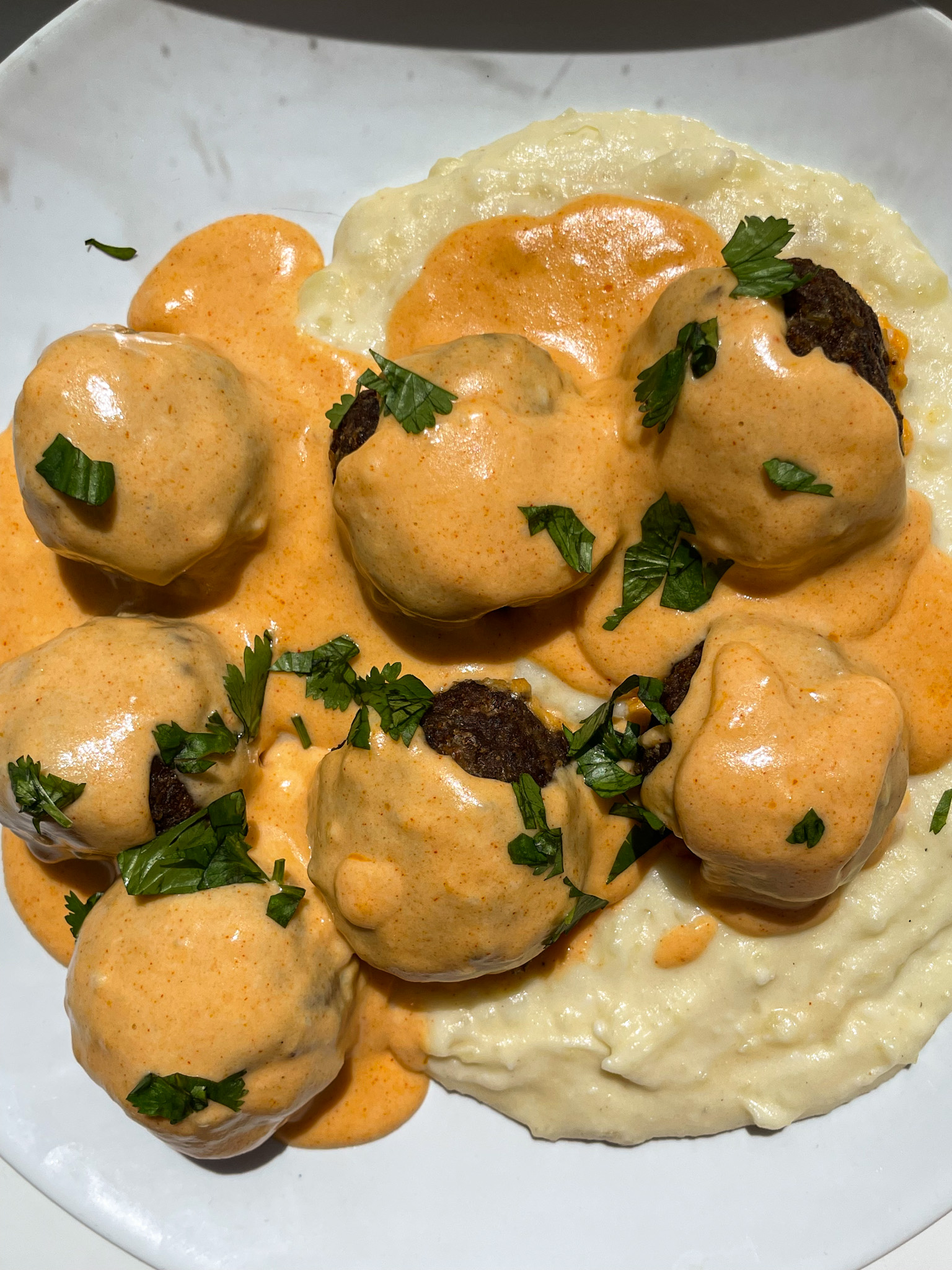 Cheesy Meatballs Marvels