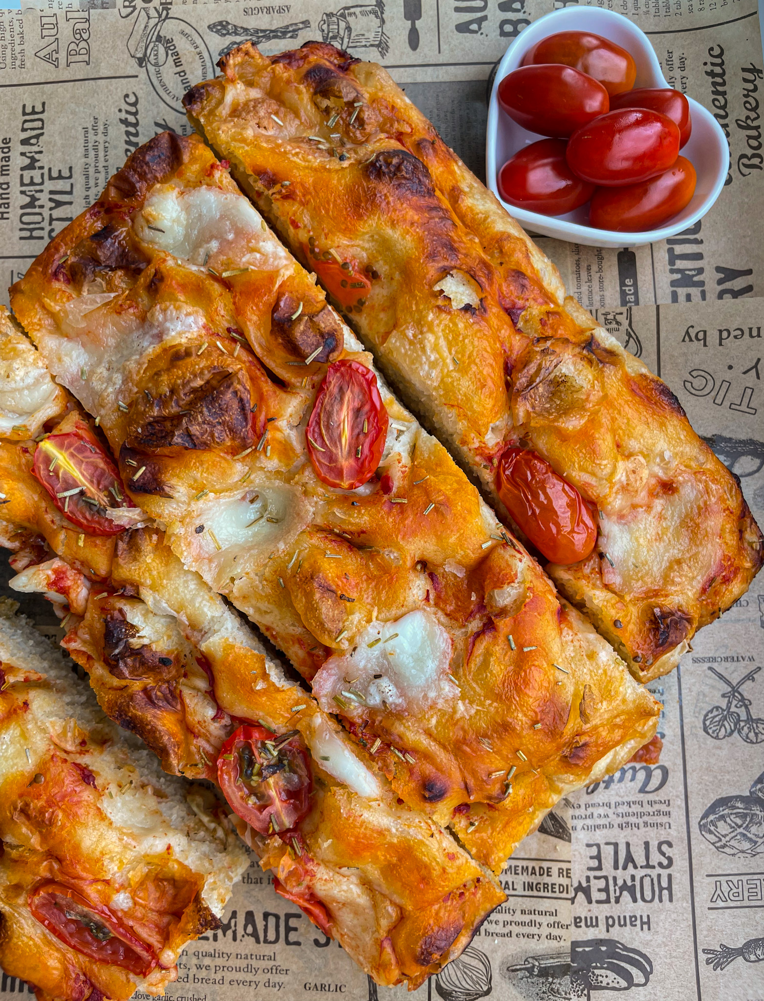 EASY NO KNEAD PIZZA FOCACCIA