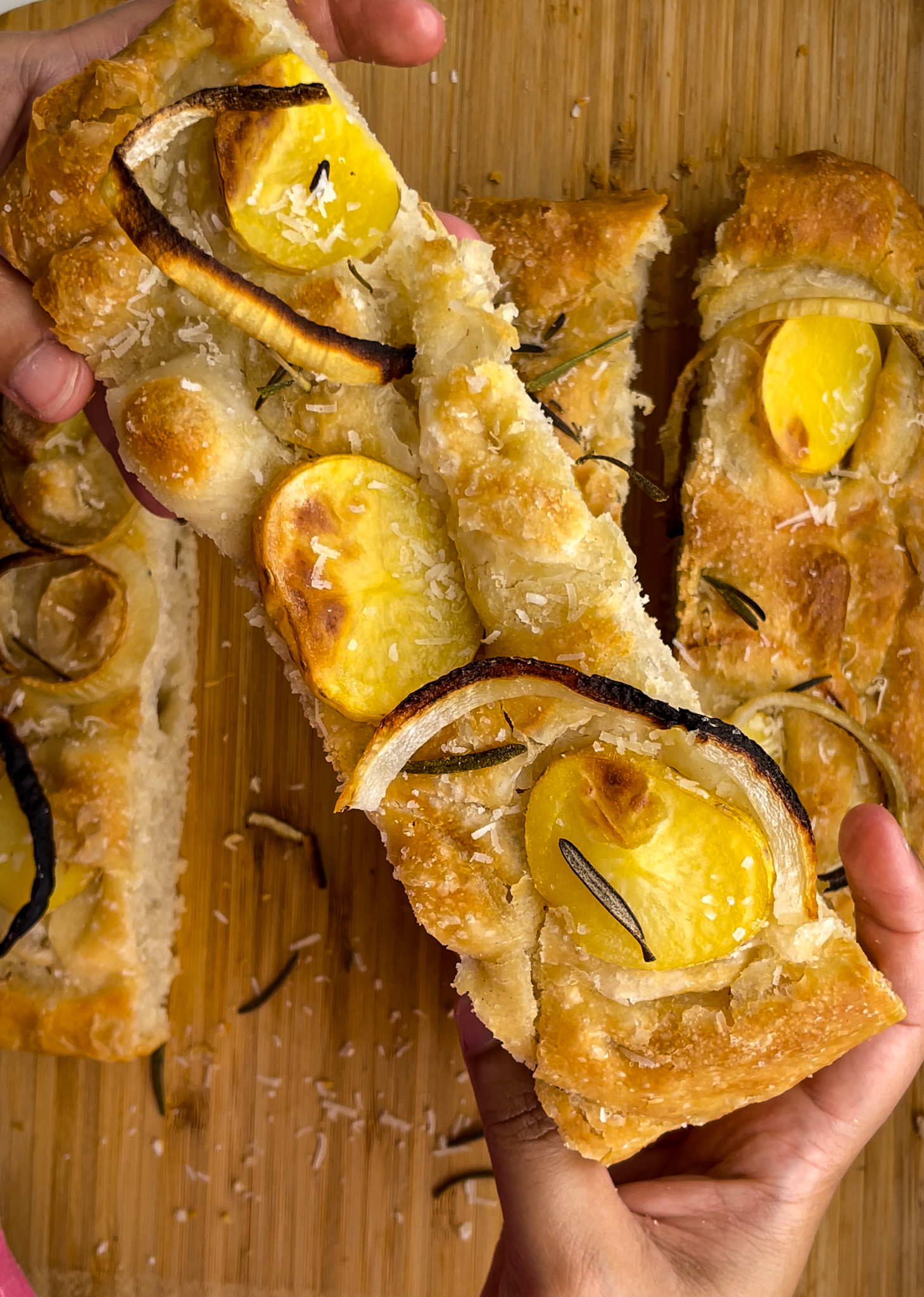 Potato Onion Focaccia