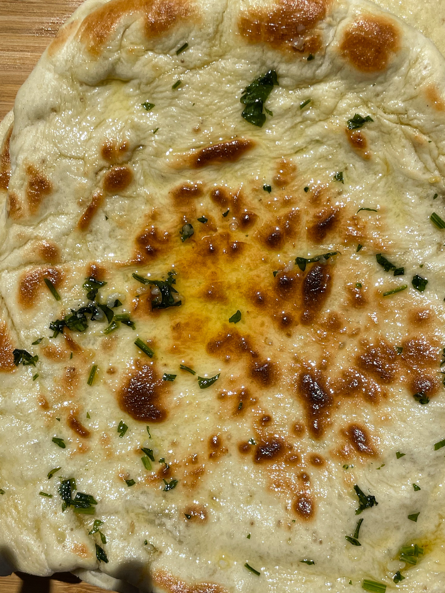 Buttery Garlic Naan
