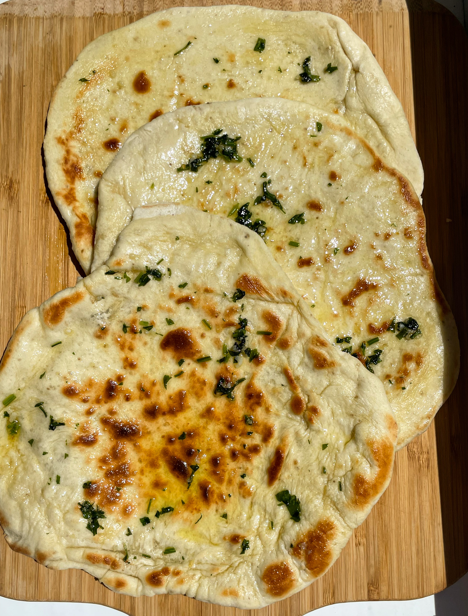Buttery Garlic Naan