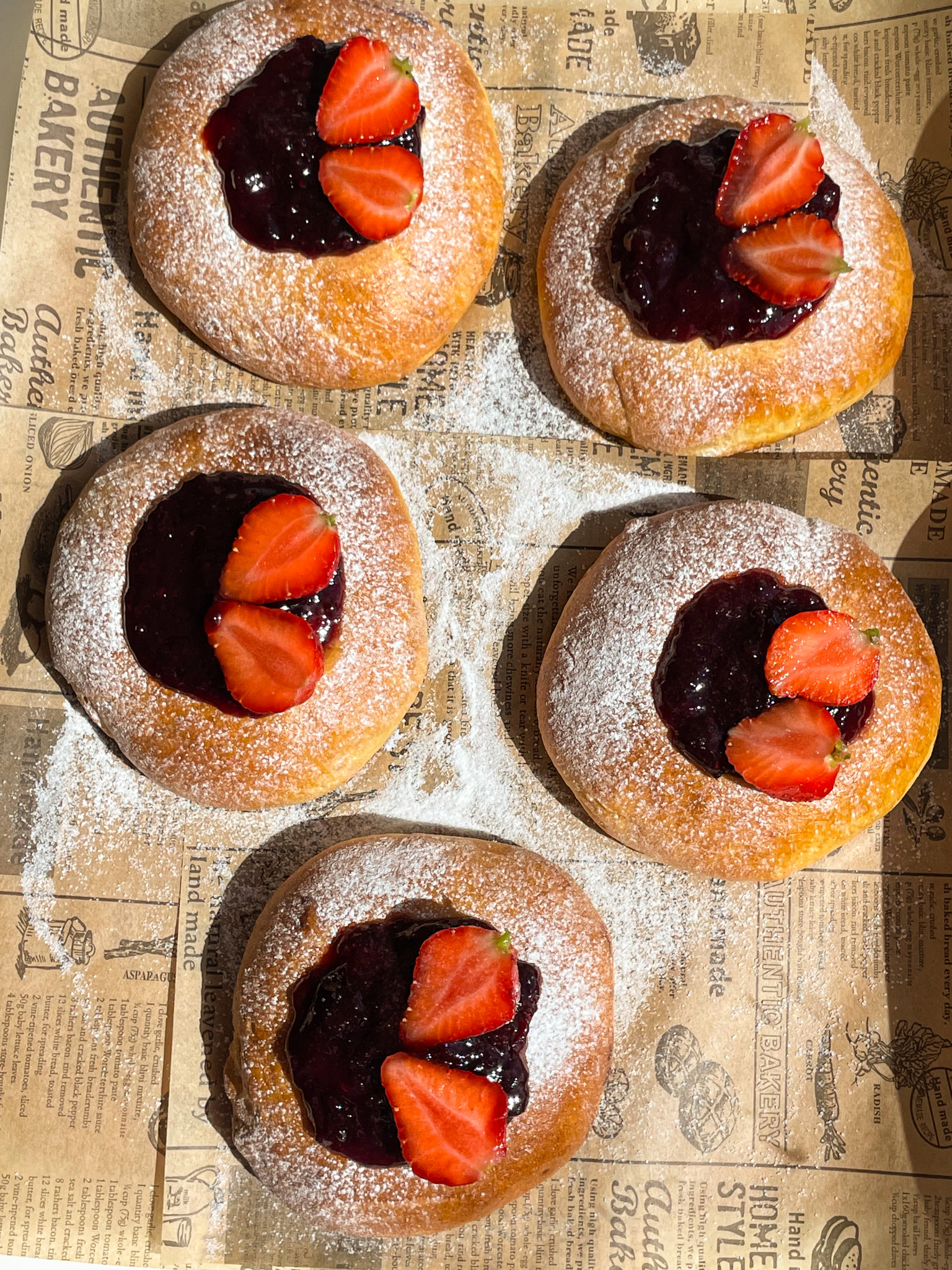 Jelly Custard Brioche