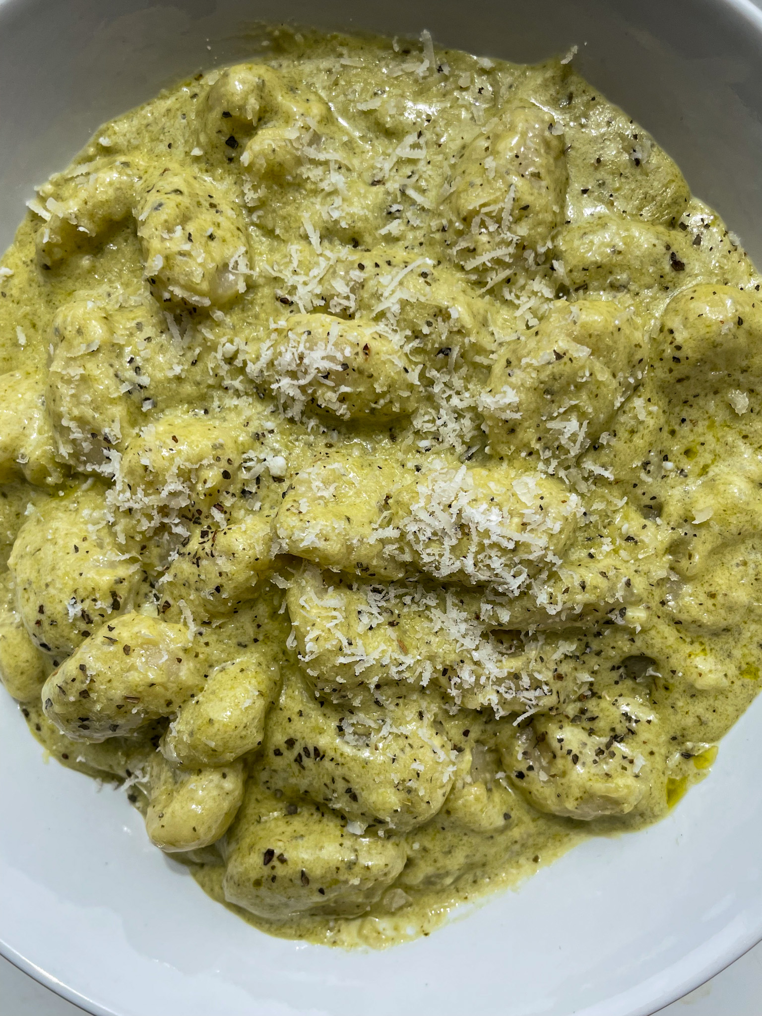 Creamy Pesto Gnocchi