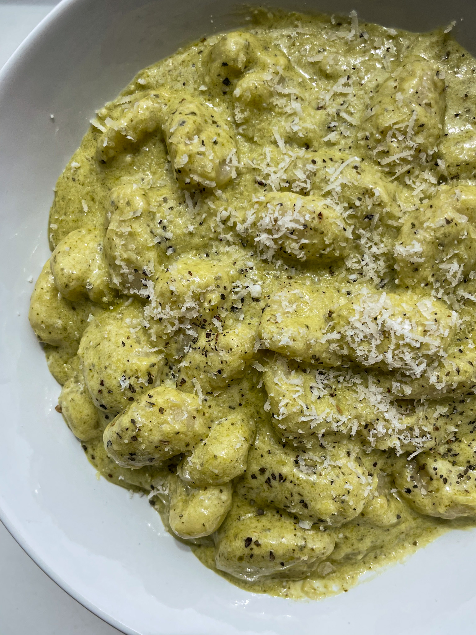 Creamy Pesto Gnocchi