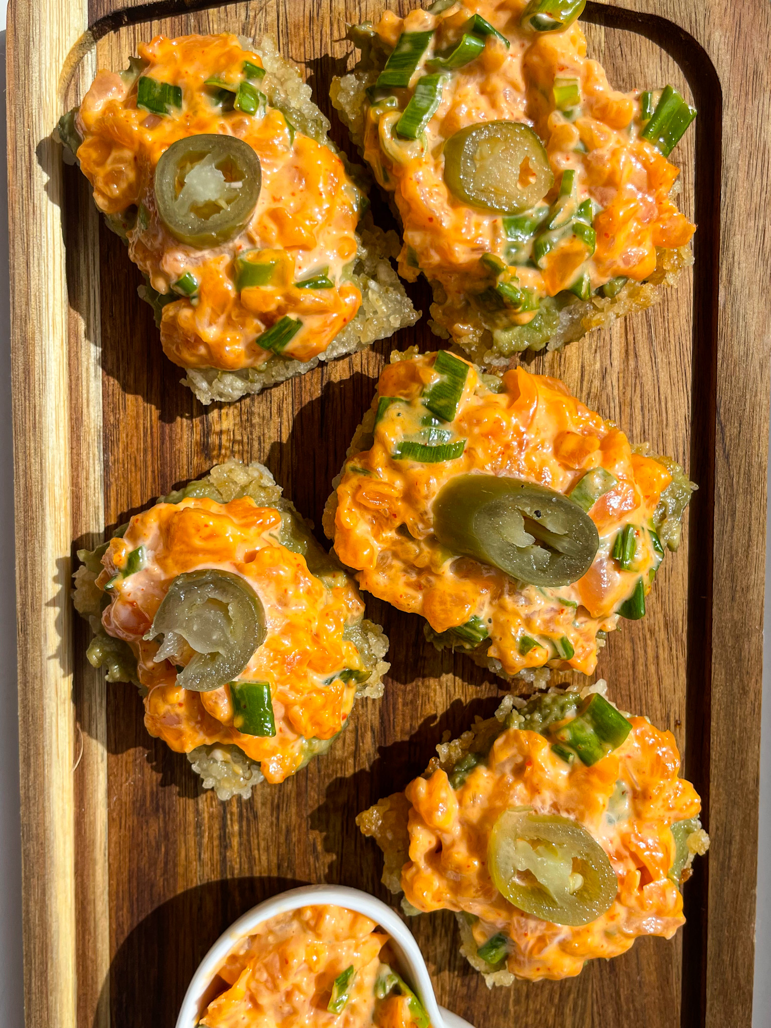 Crispy Salmon Rice Bites