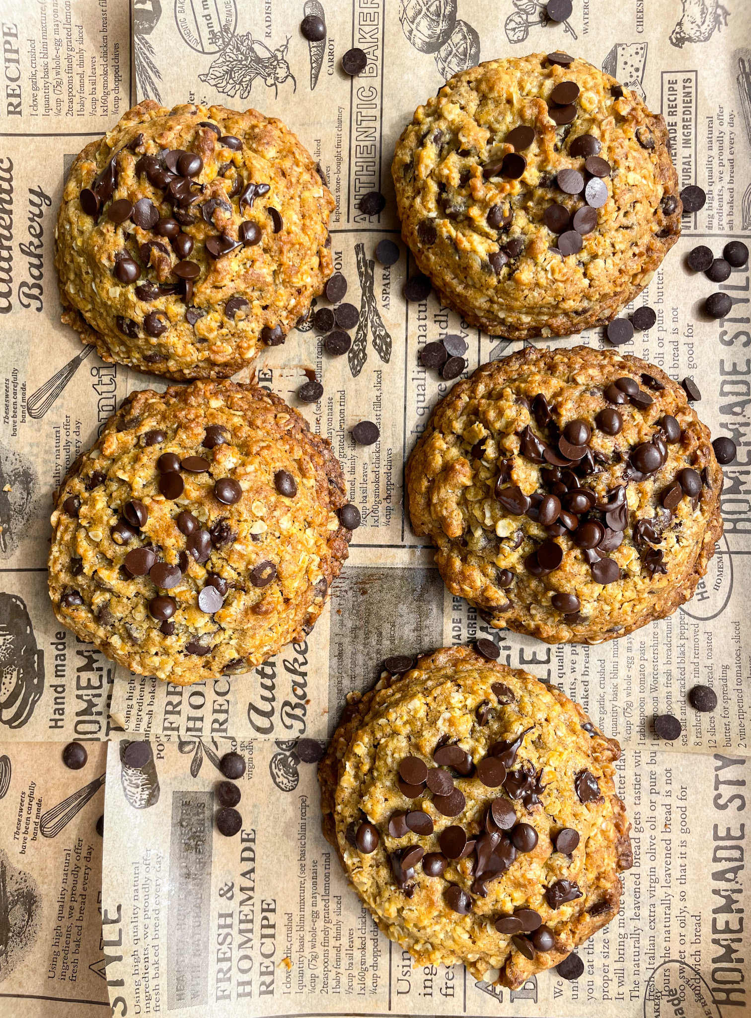 Chocolate Pumpkin Cookies