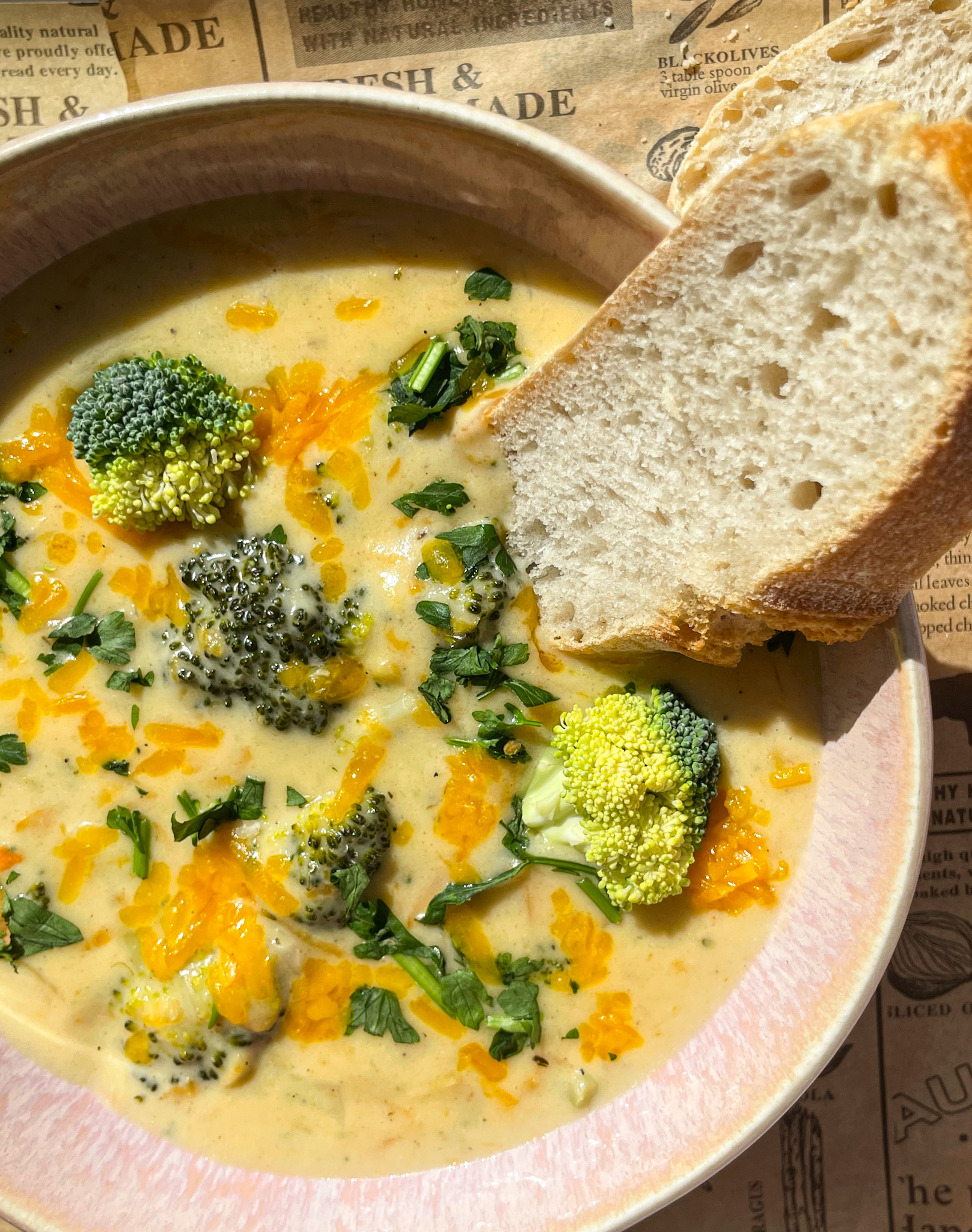 Broccoli Cheddar Soup
