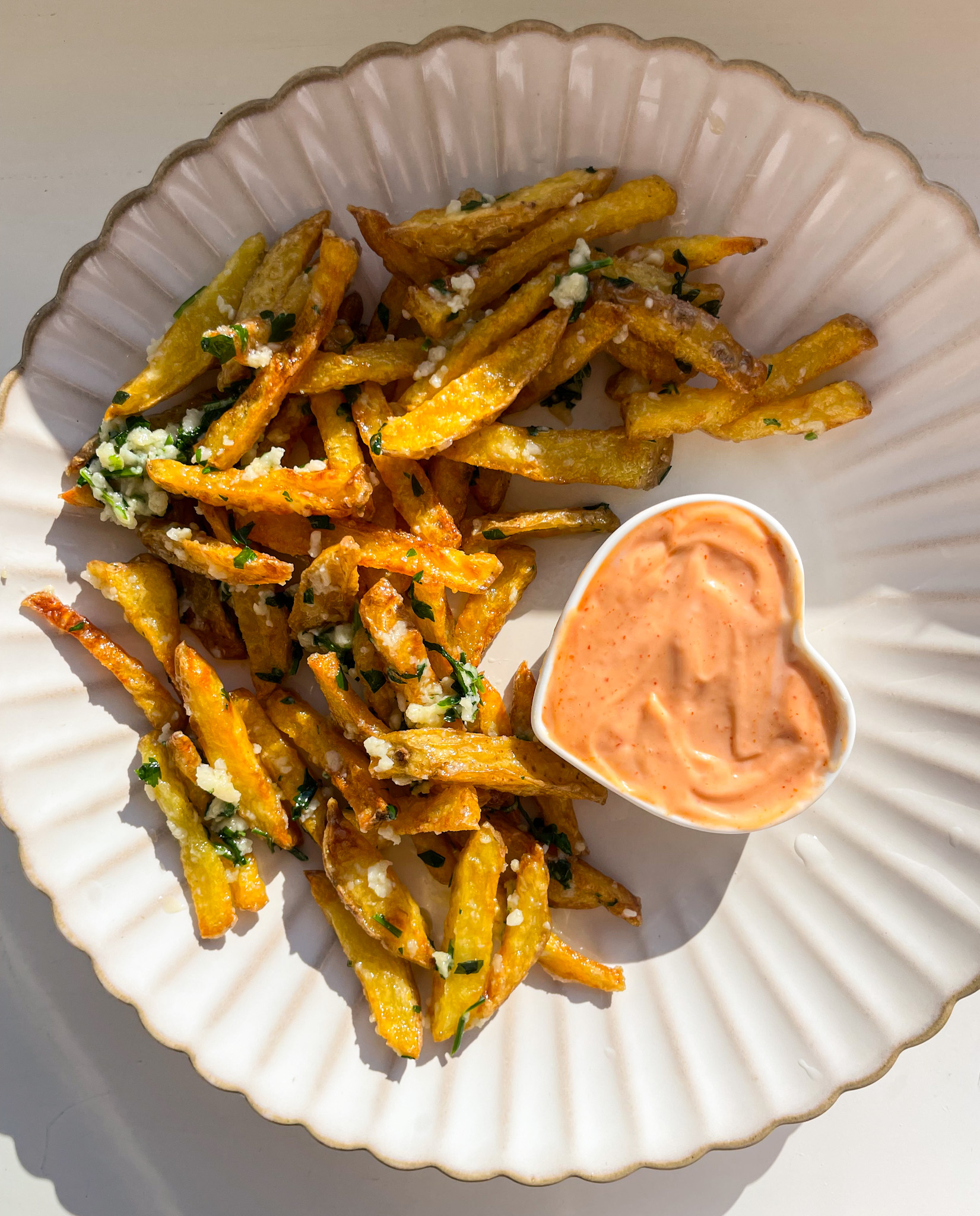 Garlic Butter Parmesan Fries