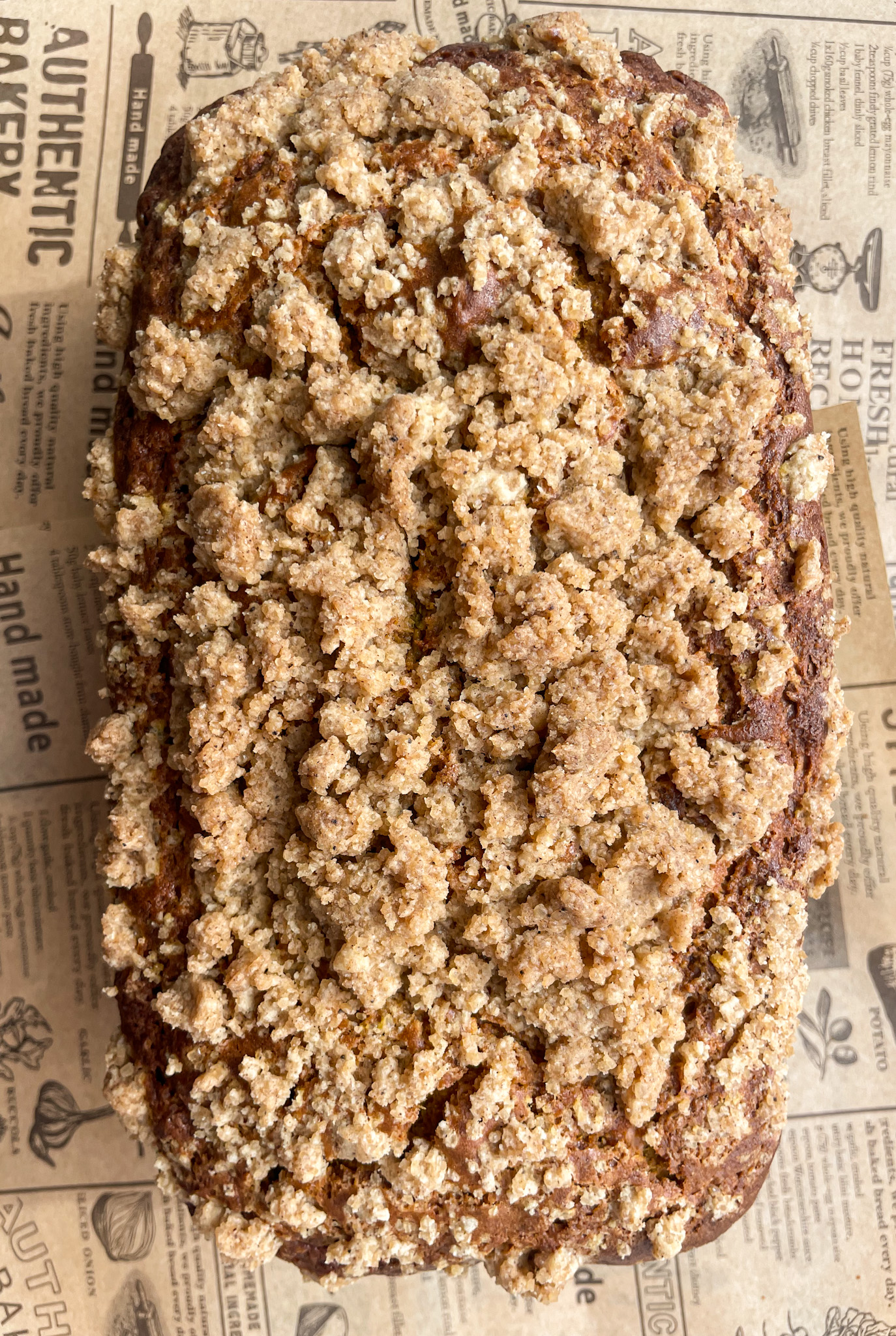 Pumpkin Streusel Cake