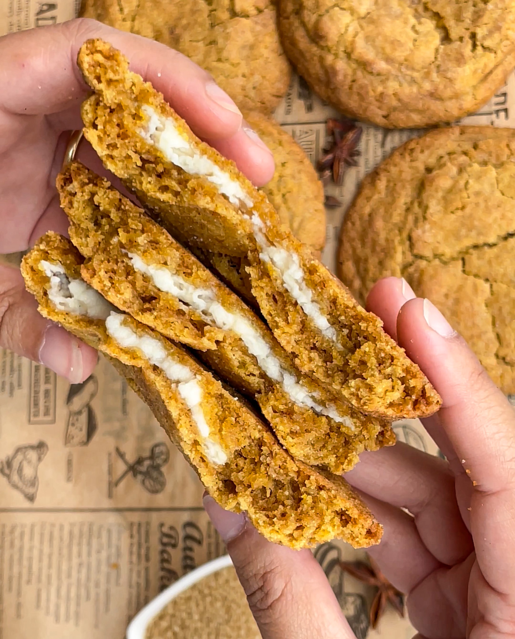 SOFT CHEESECAKE PUMPKIN COOKIES