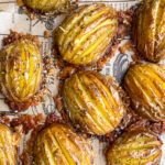 CRISPY PARMESAN HASSELBACK POTATOES